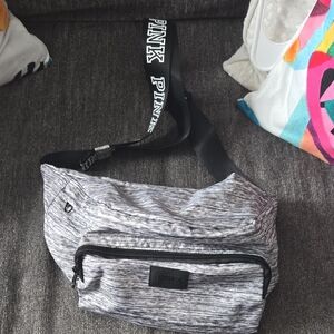 PINK Victoria's Secret Heathered Belt Bag